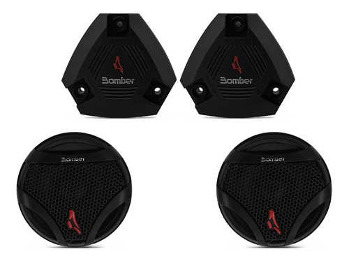 Imagen 5 de 5 de Componentes Bomber Upgrade 6,5 100w Rms Crossover Y Tweeters