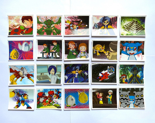 Figuritas Digimon 2. Son 40 Unidades. Lotes 3 Y 4 Digimon Personajes