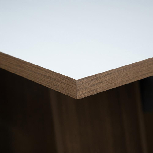Sala Jantar Luciana Madesa Mesa Tampo Madeira 6 Cadeiras Rbi Cor Rustic/Branco/Imperial
