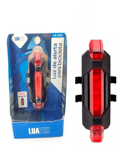 Farol Led Bike Lanterna Sinalizador Traseiro Dianteiro Usb