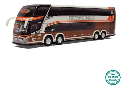 Miniatura Ônibus Campo Belo G7 4 Eixos 30cm