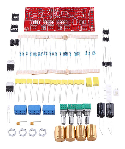 Kit Amplificador Preamplificador Ne5532 Tablero Control Tono