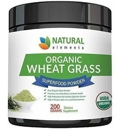 Wheatgrass Powder: Polvo De Pasto De Trigo Orgánico