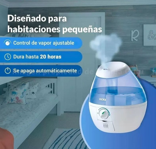 Humidificador Vick Ultrasónico Vul520 Gtia. Oficial