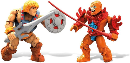 Mega Construx He Man Vs Beast Man - Masters Of The Universe (Usado)