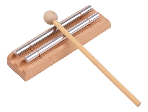 Carillón Musical Meditación De Madera Para Niños, 2 Tonos.