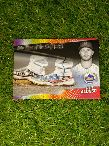 Cv Pete Alonso Numerada De /299 2022 Topps Flashiest Feet 