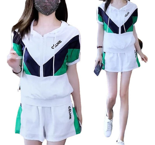 Traje Holgado De Dos Piezas A La Moda Casual Para Mujeres De