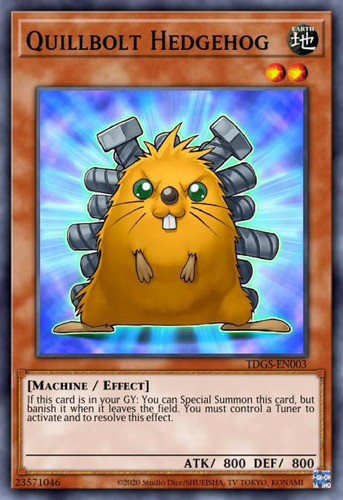 Quillbolt Hedgehog - Normal Parallel Rare      Duel Terminal