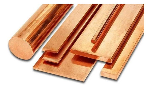 Barra Chata De Cobre 1.1/2 X 1/4 = 38mmx6,3mm Com 1mt - 539a