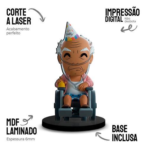 Totem Médio Boneco Hector Salamanca Breaking Bad