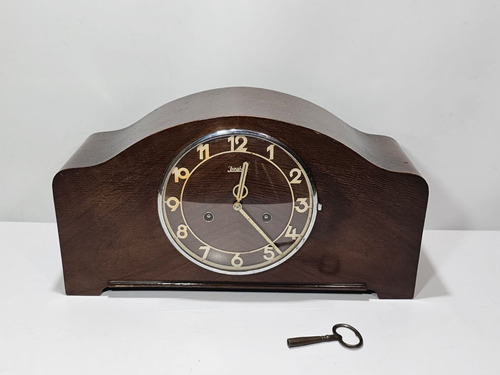 Antiguo Reloj De Mesa Chimenea Junghans