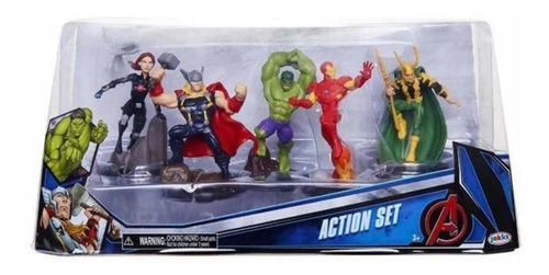 Set 5 Figuras Avengers Nuevo!