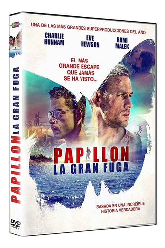 Papillon La Gran Fuga Charlie Hunnam/rami Malek Película Dvd