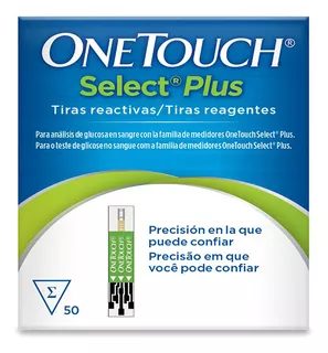 One Touch Selec Plus 50 Tiras Reactivas