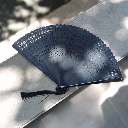 Abanico Plegable De BambĂș, Creativo Y Elegante, Para Hanfu