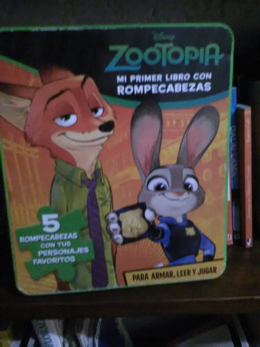 Libro Zootopia Mi Primer Libro Con Rompecabezas