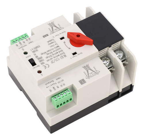 Conmutador De Transferencia Ats Ac110v 100a De Doble Potenci