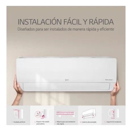 Aire Acondicionado Split Lg S4-w24k231e Inverter 5500fr Wifi Blanco
