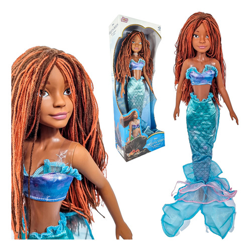 Boneca Ariel A Pequena Sereia Filme Disney 2023 Brinquedo