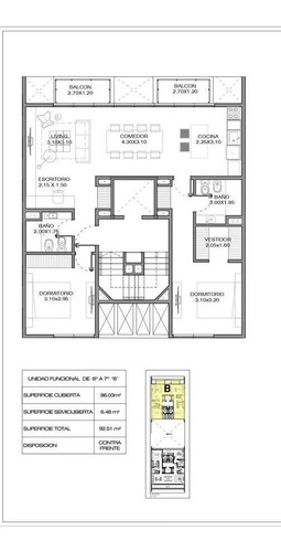 Imagen 27 de 29 de Departamento De Dos Ambientes En Venta, Moron. Proyecto En Construccion.