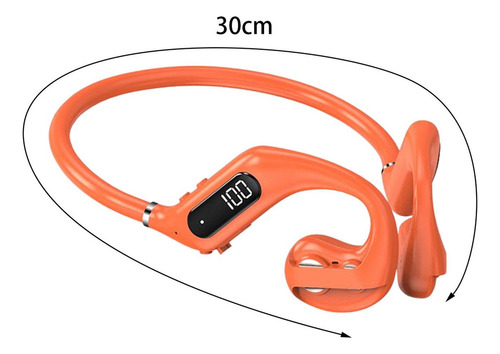 Auricular De Oído Abierto Cancelación De Ruido Naranja