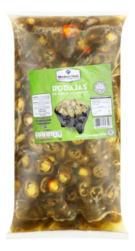 Chiles Jalapeños Member's Mark En Rodajas 3 Kg