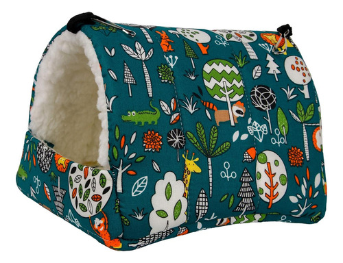 Hamaca Para Hámster, Cama, Escondite Colgante, Juguete Azul