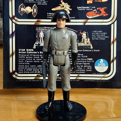 Figura Death Squad Commander Kenner 1977, Arma Original  