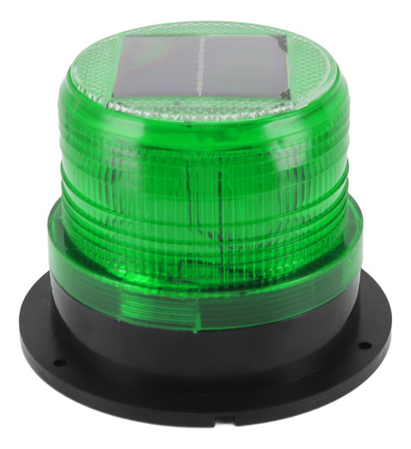 Baliza Solar, Luz De Precaución, 8 Led, Sensor Del Anochecer