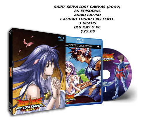 Anime Saint Seiya Lost Canvas Serie Completa Hd