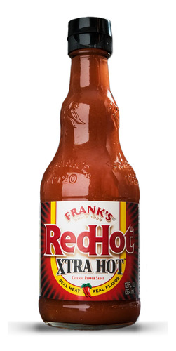 Salsa Picante Envase Frasco 354 Ml Redhot Xtrahot Frank's