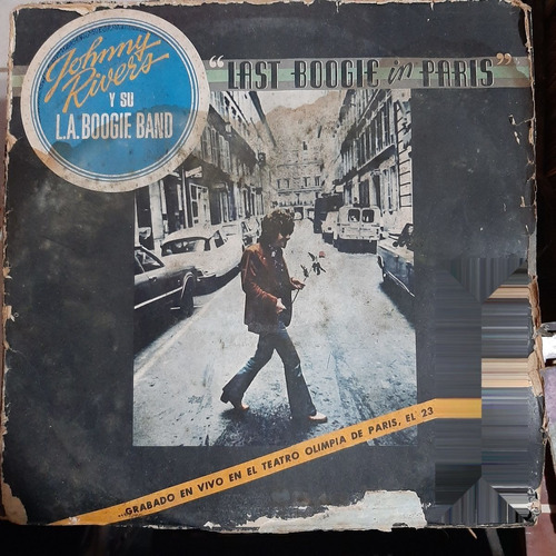 Vinilo Johnny Rivers Su Boogie Band Last Boogie In Paris Si4