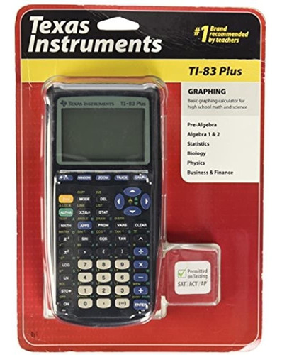 Calculadora Grafica De Texas Instruments Ti-83 Plus