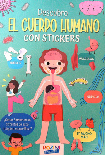 Descubro El Cuerpo Humano - Rozini Educativo - Con Sticker 