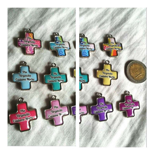 Flopi Accesorios: 12 Dijes Virgencita Porfis Souvenirs $200