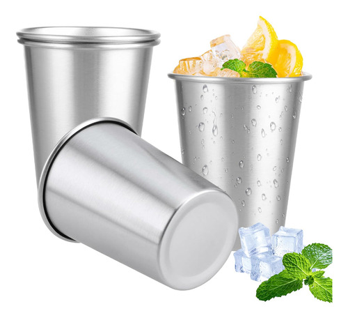 4pcs Vasos De Acero Inoxidable De 260ml, Termos Para Cafe,
