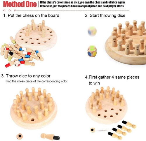 . Juego Ajedrez Memory Match Stick Ajedrez De Memoria De
