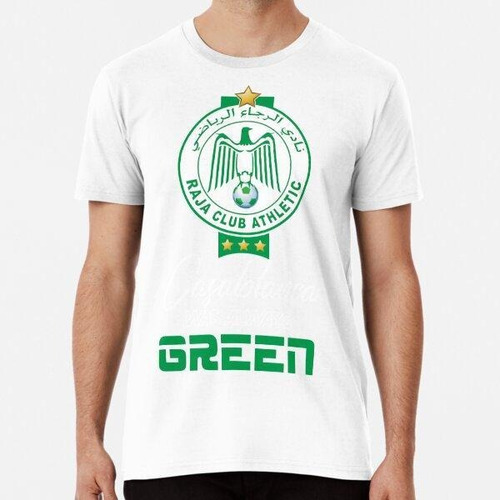 Remera Raja Club Athletic Casablanca Marruecos Algodon Premi