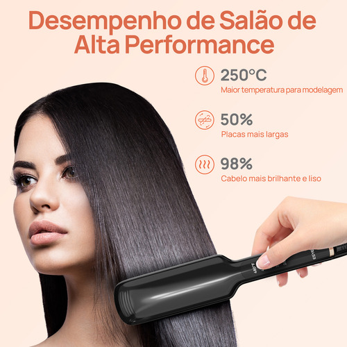 Ferro de cabelo Esyest ES-WS1 preto