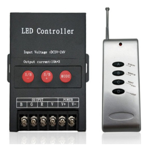 Controlador Led De 30 A, Potencia Remota Ir, 360 W, Controla