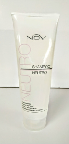 Shampoo Neutro Nov Pelo Alisado Profesional Peluquería X 250