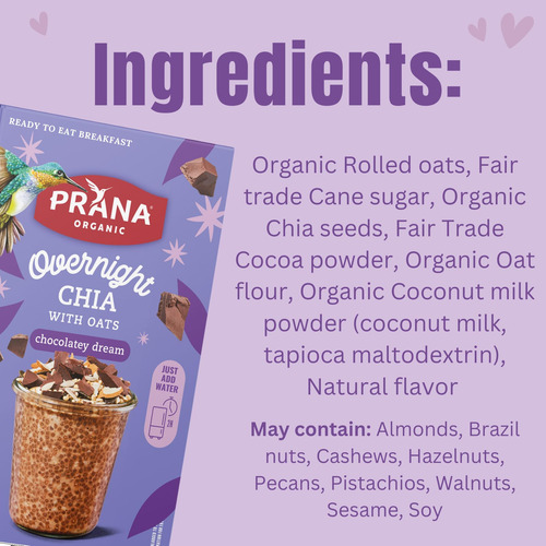 Pudín De Chía Orgánica Con Chocolate Y Avena 4 X 50 G