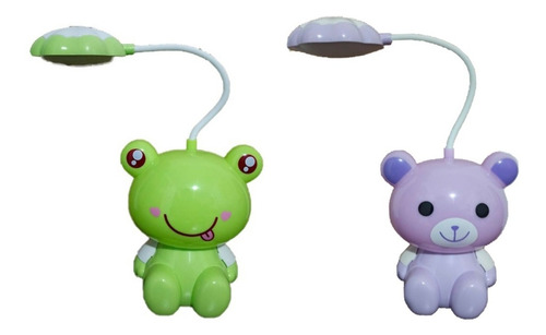 Lámpara Sapo & Oso Recargable Luz Cabeza Y Hoja Moldeable