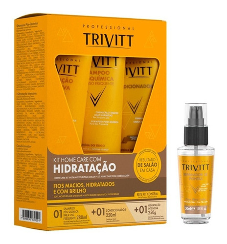 Trivitt Kit Home Care C/ Máscar + Reparador