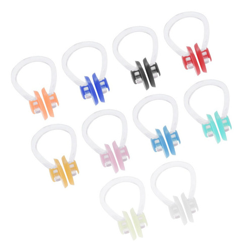 - Pack De 20 Pinzas Nasales De Silicona, Protector Nasal