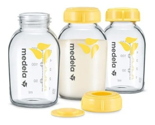 Frascos Para Leite Materno 150ml (3 Uni) Medela
