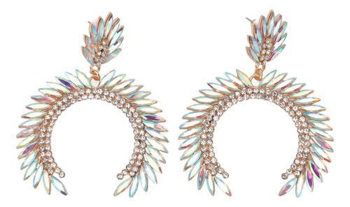 Pendientes En Forma De Lágrima Con Flores De Marquesa Reluci