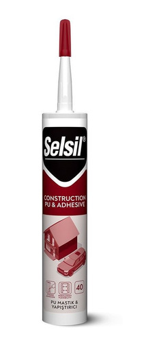 Masilla Sellador Poliuretano 300ml Blanco Pu 40 Selsil