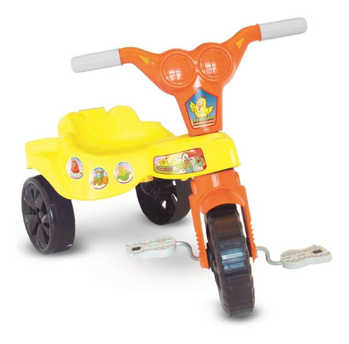 Triciclo Velotrol Kepler Galinha Amarelinha -motoca Infantil